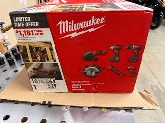 Milwaukee M18 Cordless Tool Kit New Sealed