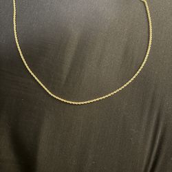 10k 3mm Gold Chain 22in