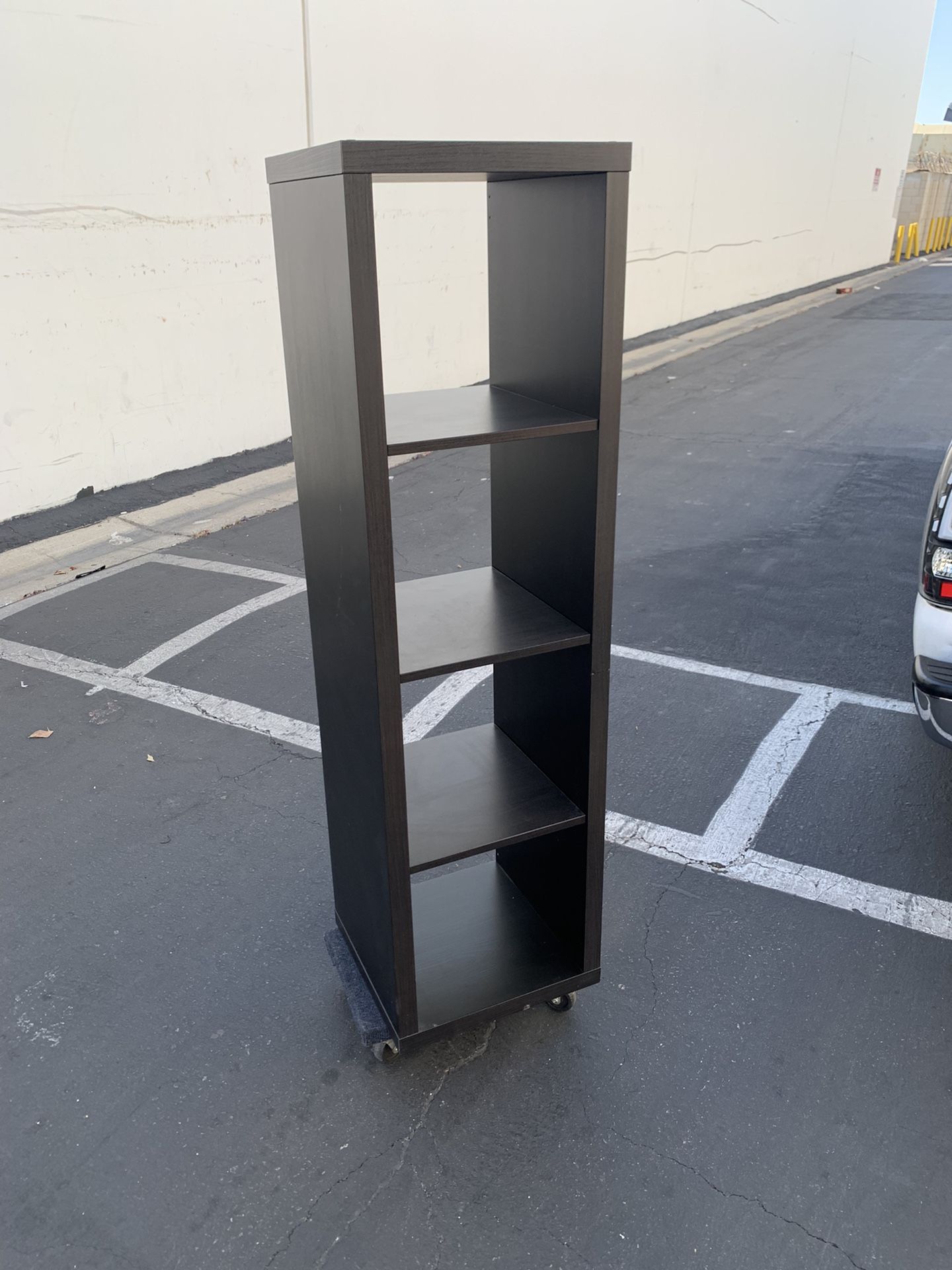 IKEA KALLAX 1x4 Black Brown