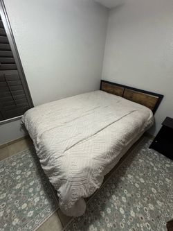 Sealy Posturpedic Plus Queen Mattress and Frame $200