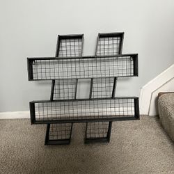 Metal Hashtag Sign