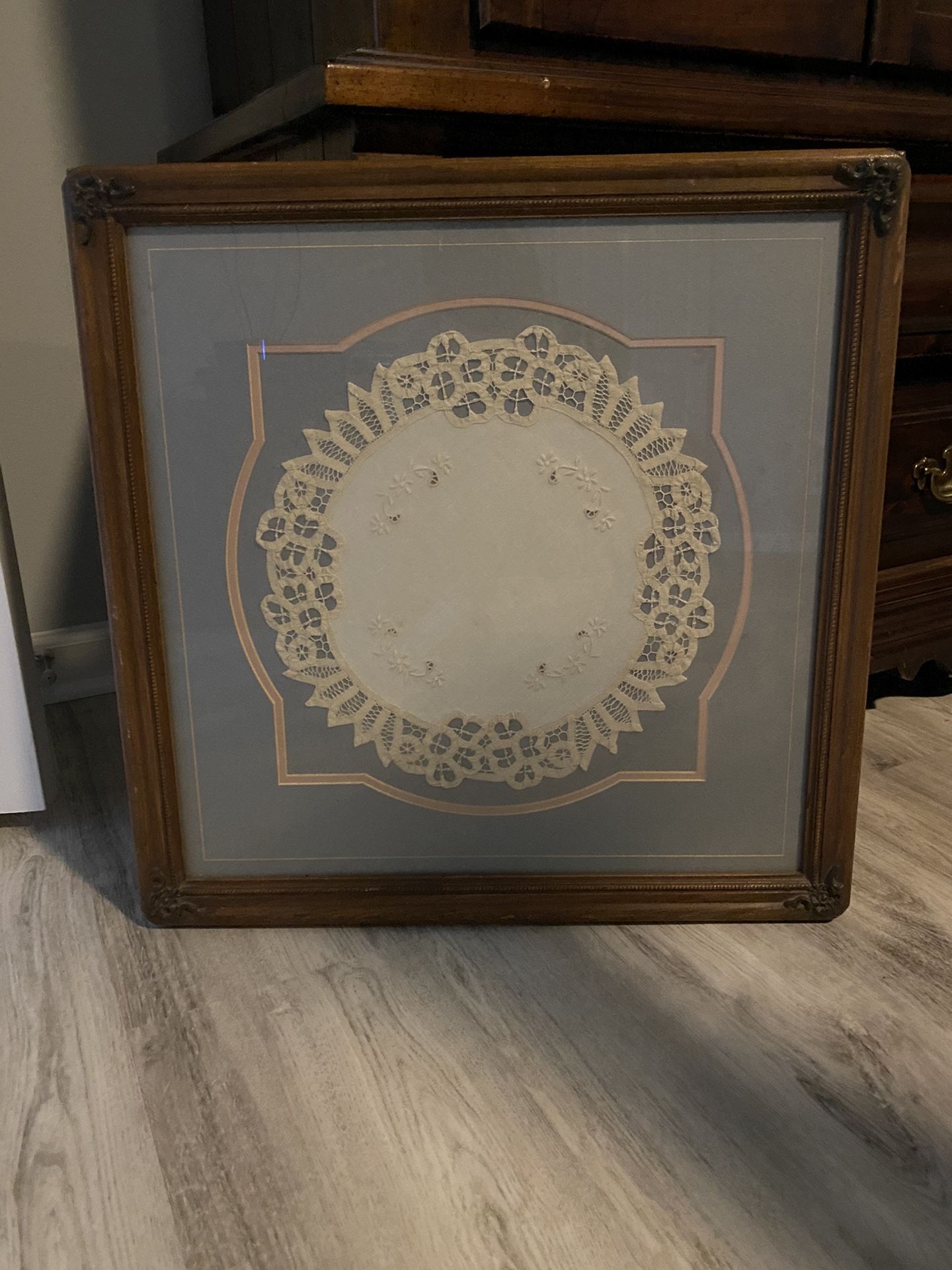 Framed Lace Art
