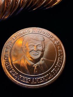 1 oz Donald Trump 2020 .999 Pure Copper Round - Keep America Prosperous
