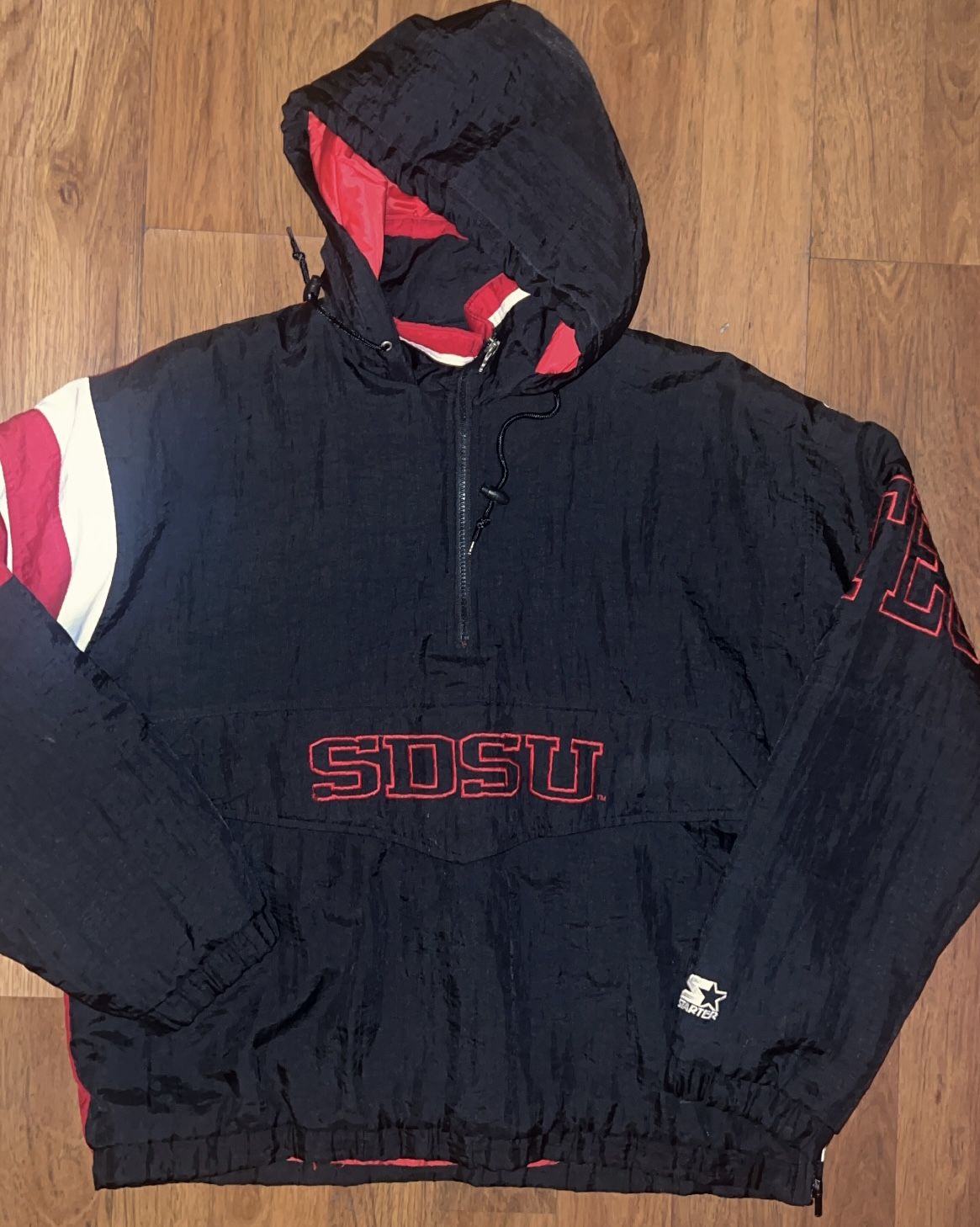 Vintage San Diego State Starter Jacket Size Large