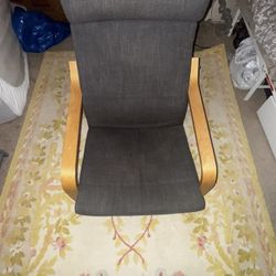 IKEA Poang Grey Chair