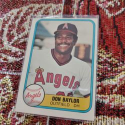 Don Baylor Baseball Cards Lot 