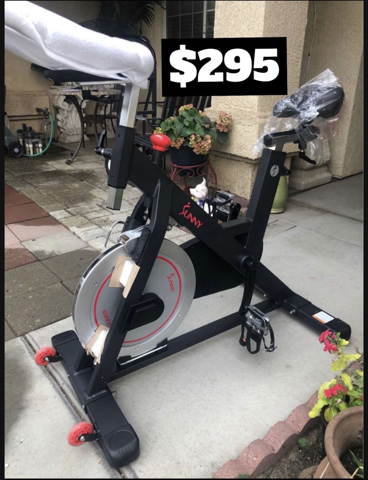 Brand New. Studio Style Cycling Bike. 300lb Capacity. 44lb Flywheel