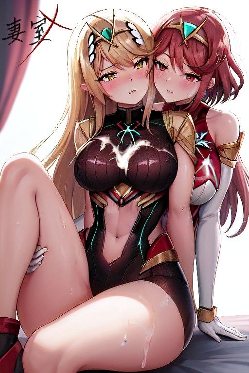 Pyra X Mythra Xenoblade Chronicles 2 Fine Art Print Anime Poster Waifu Express Official