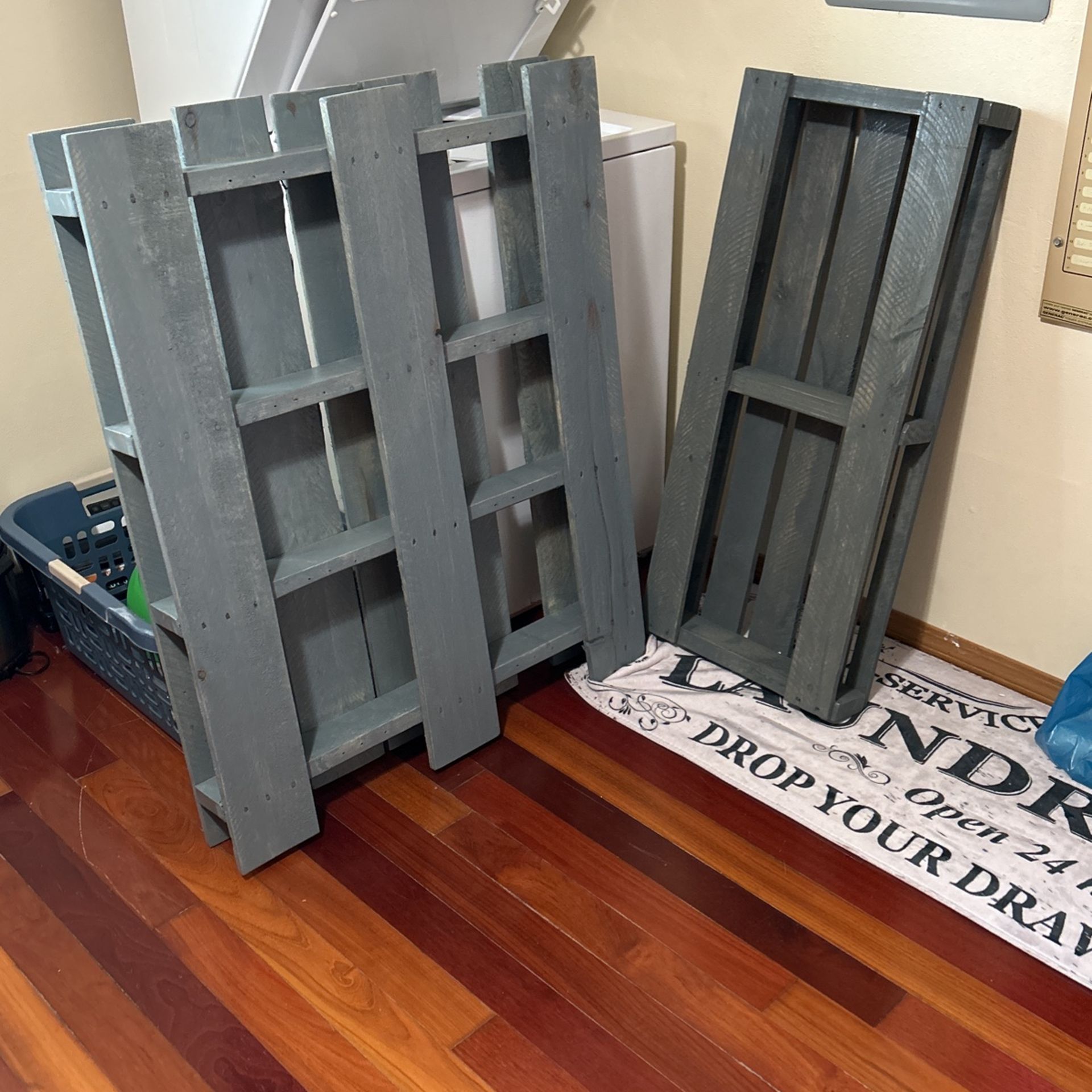 Rustic Pallet Shelving