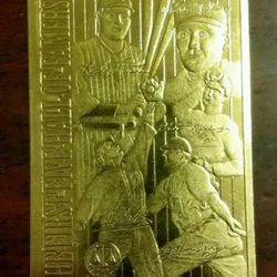 1996 The First Five Hall of Famers. Danbury 22.kt. Gold.