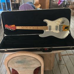Aluminum Body Fender with Vintage Square Neck 