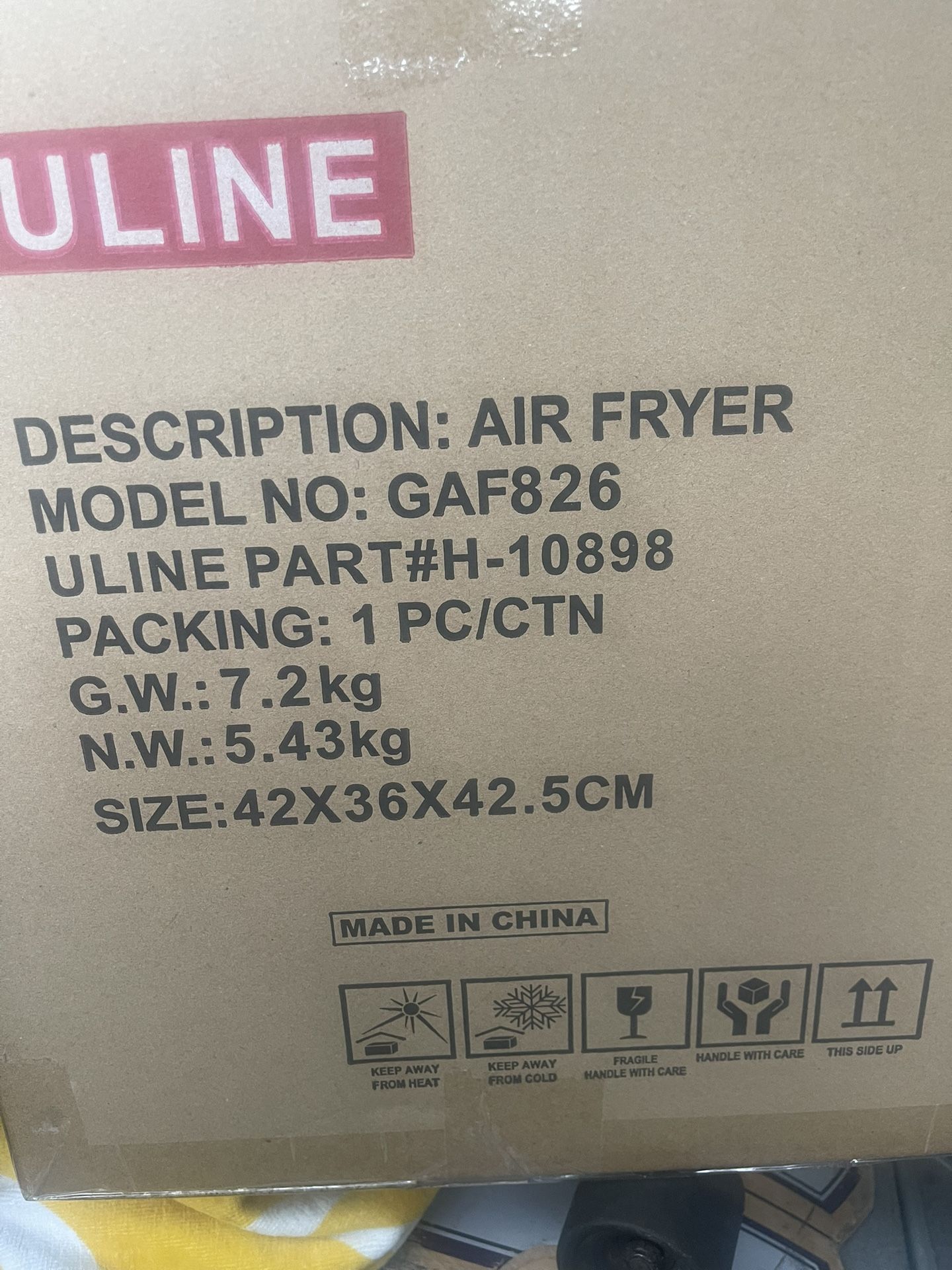 Uline Air Fryer