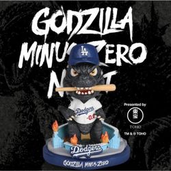 LA Dodgers Godzilla Bobble head