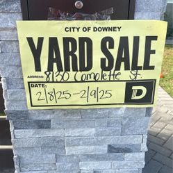 YARD SALE Downey CA