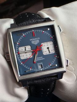 Tag Heuer Monaco Steve McQueen Blue.