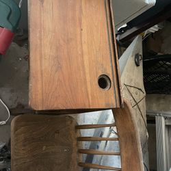 Antique School Desk