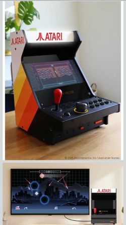 My Arcade Atari Gamestation Mega: Atari Tabletop, Retro Arcade, 10" Screen
Arcade Machine, Countercade, Classic Arcades