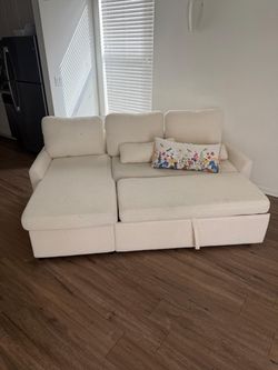 Off white bed sofa