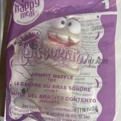McDonalds Happy Meal Catscratch Armpit Waffle Toy