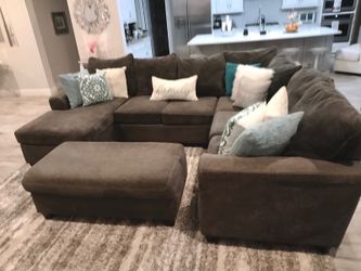 Spacious  family Size Sectional Couch