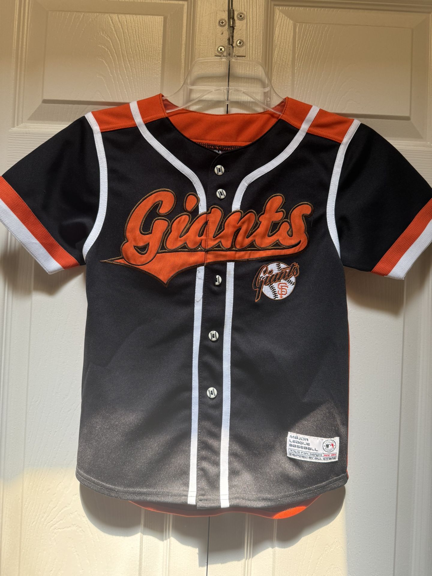 True Fan Giants Jersey kids Size Medium