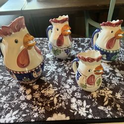 Vintage Giovanni Vetri Rooster RoosterCreamer/Pitchers