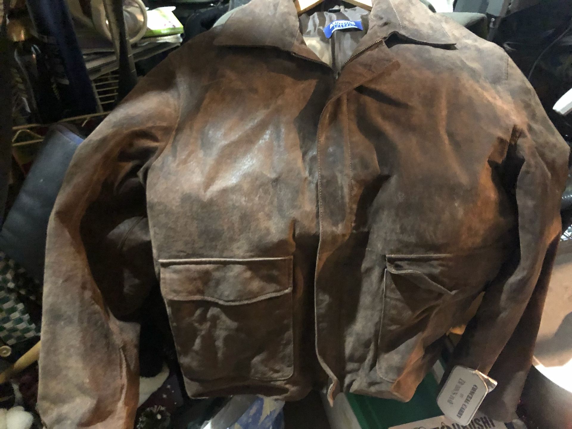 NRA Brand New Leather Jacket