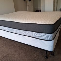 Queen Size Mattress And Box Spring Brand New First Quality Mattress Made In The USA