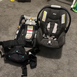 Car Seat And Canguro Para Cargar Al Bebé 