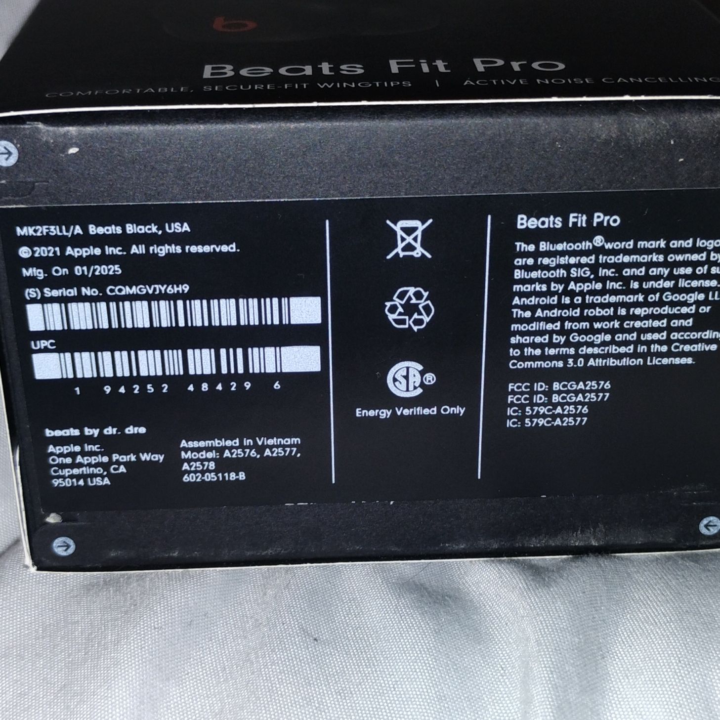 Black Beats fit pro