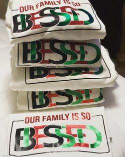 Blessed family Tee's