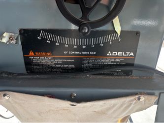 Contractors Saw with catch bag