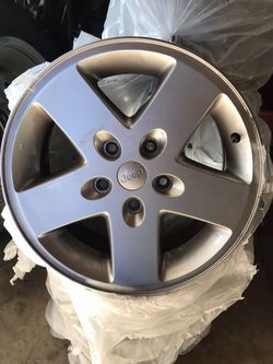 5 - 17” Jeep Wrangler Rims - Good Condition