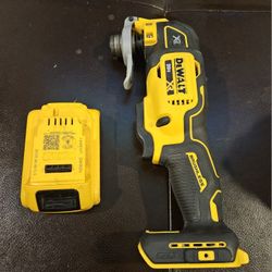 DEWALT
20V MAX XR Cordless Brushless 3-Speed Oscillating Multi Tool (Tool Only brand new 
And  a used 2ah battery 
$120.00 firm on price 