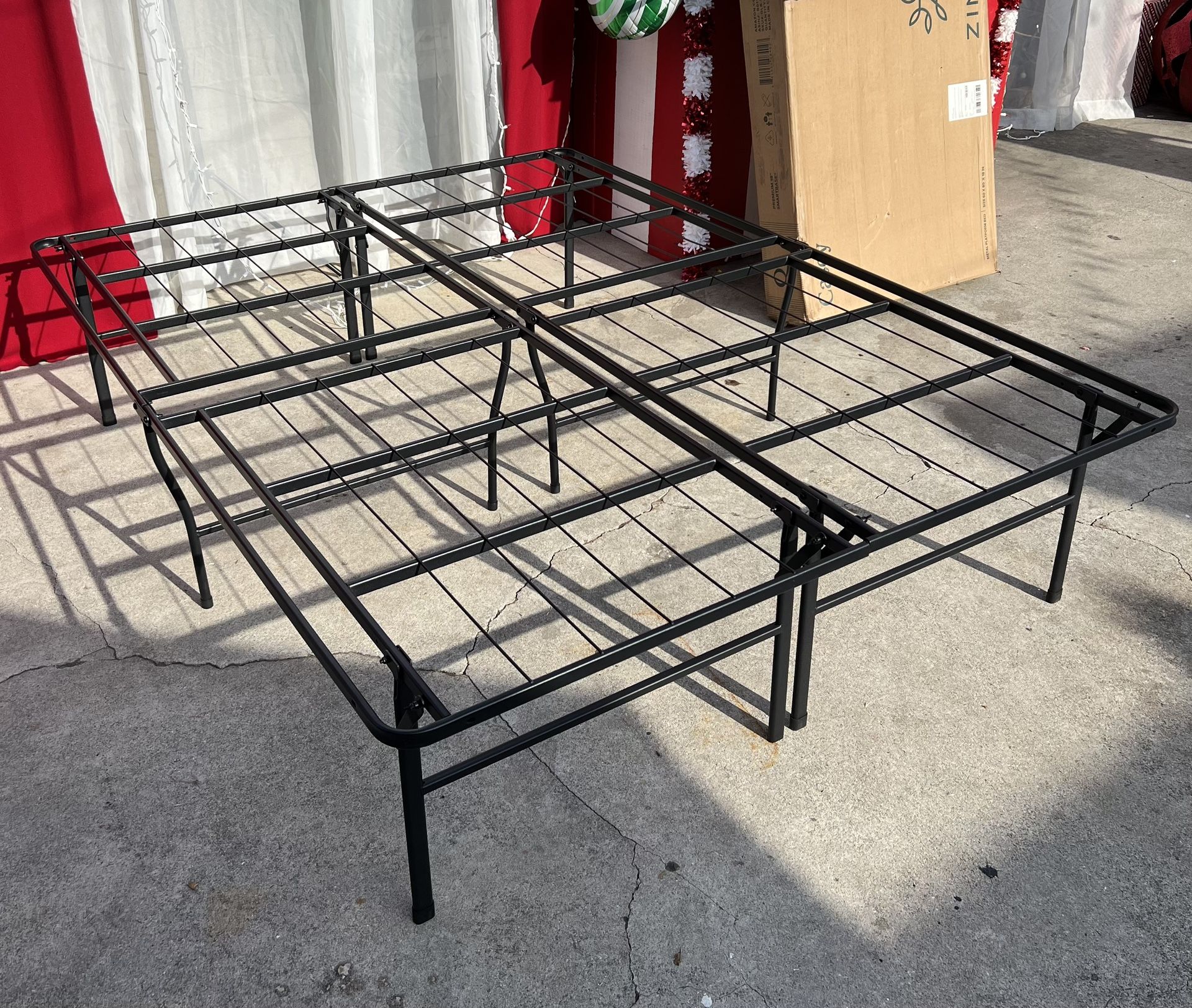 New! Queen Size Metal Base Platform Mattress Stand