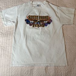 Adult Medium South Padre Island, Texas 2007 Cotton Shirt EUC