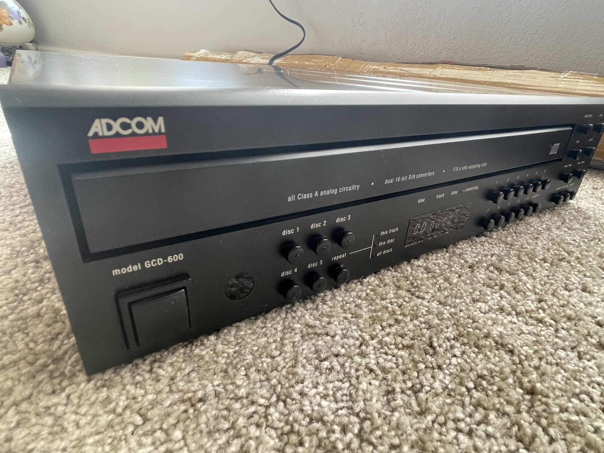 ADCOM CD Player (model GCD-600)