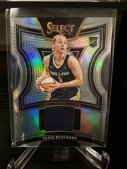 PAIGE BUECKERS 2025-26 SELECT PRIZM ROOKIE SILVER PATCH #SW-PB WINGS Q4147