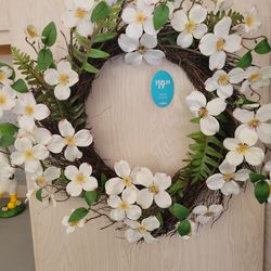 Door wreath decor
