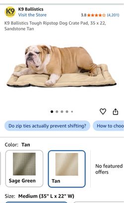 Durable pad for dog crate/bed