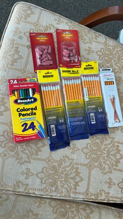 Staples Pencils,coloring, Eraser