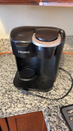 Keurig K-Duo Essentials Black Single-Serve Visit > K-Cup Pod Coffee Maker