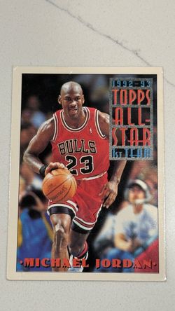 1992-93 Topps Michael Jordan All-Star 1st Team Card