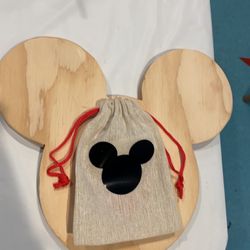 Mickey Mouse Mini Burlap Bag 