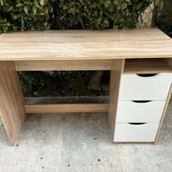 Writing Or Computer Desk With Three Drawers 