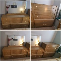 Mid-Century (1950's) Permenized MENGEL 5 Piece Bedroom Set