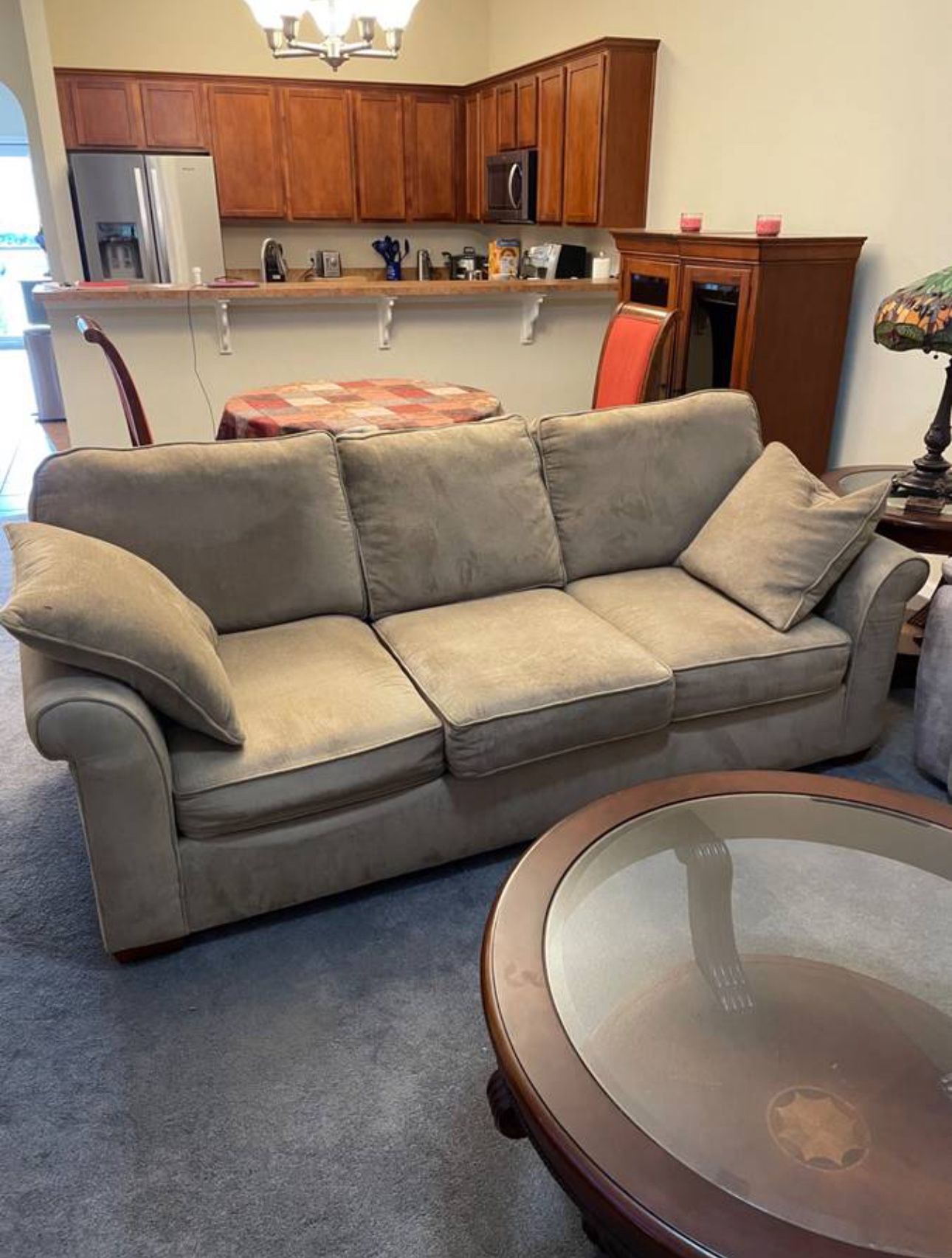 Living Room Couch And Chair Like New Moving
