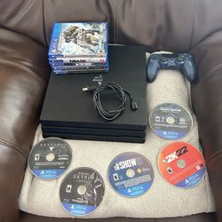 PS4 Pro 1tb With Games
