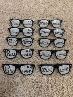 Wedding party eyeglasses