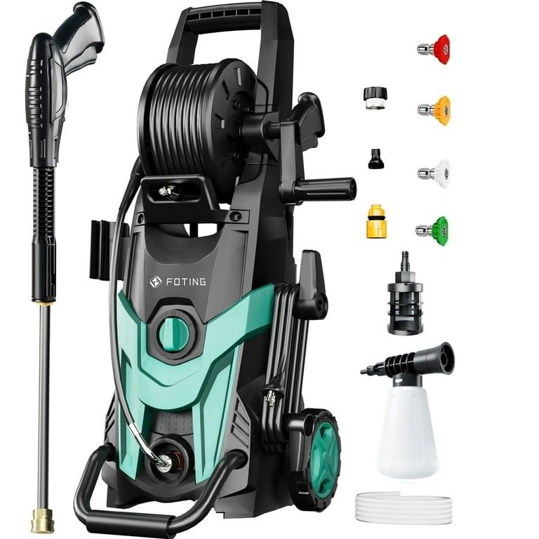 4500 PSI 3.2 GPM Corded Electric Pressure Washer with Quick Connect Tips